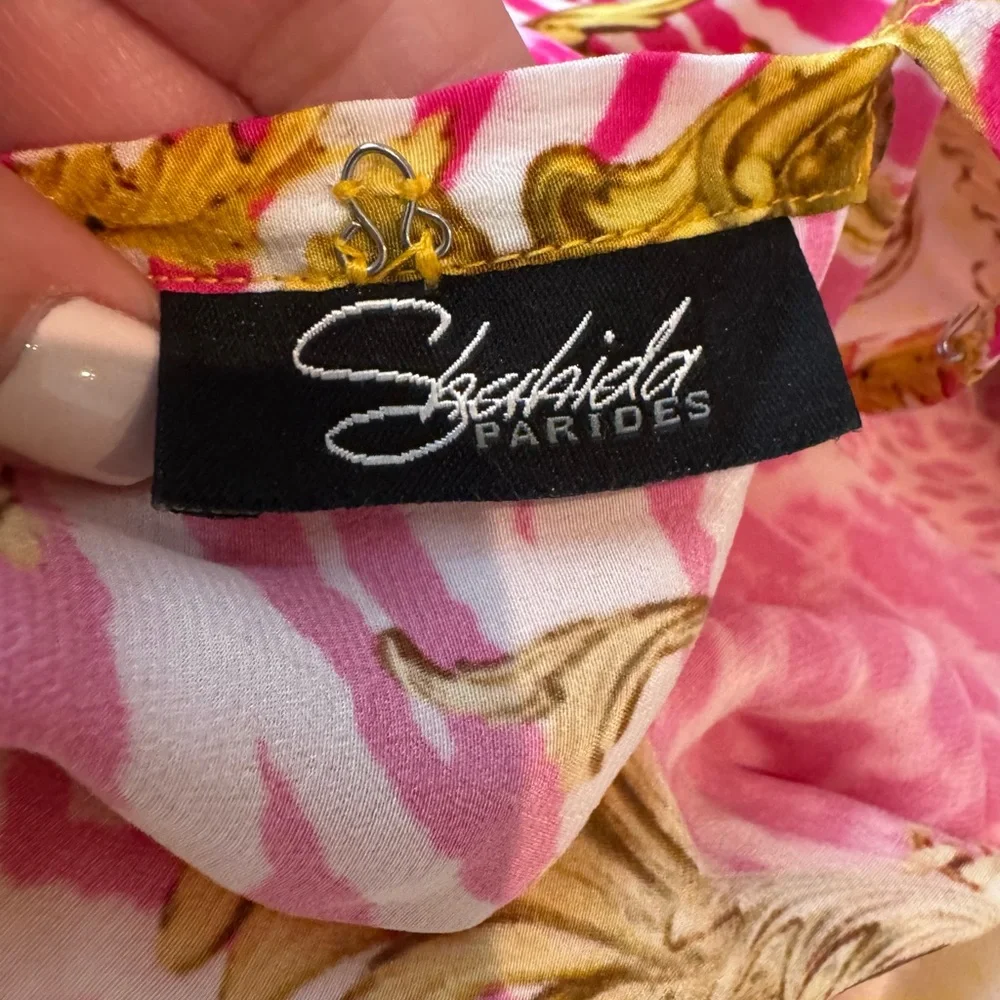 Shahida Parides Vibrant Silk Maxi Dress - Picture 7 of 9